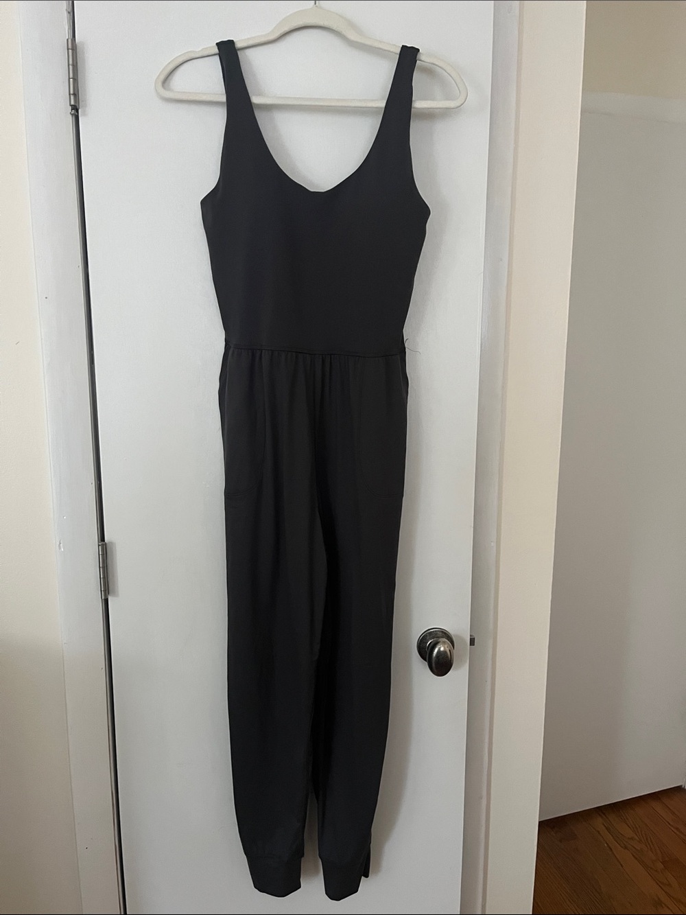 Offline by Aerie Grey Sleeveless Jumpsuit